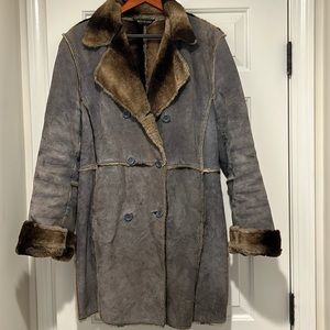 Marvin Richards genuine leather coat. Vintage